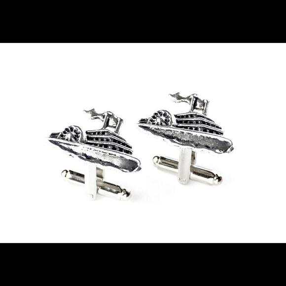 Steamboat Cufflinks - Picture 2 of 4